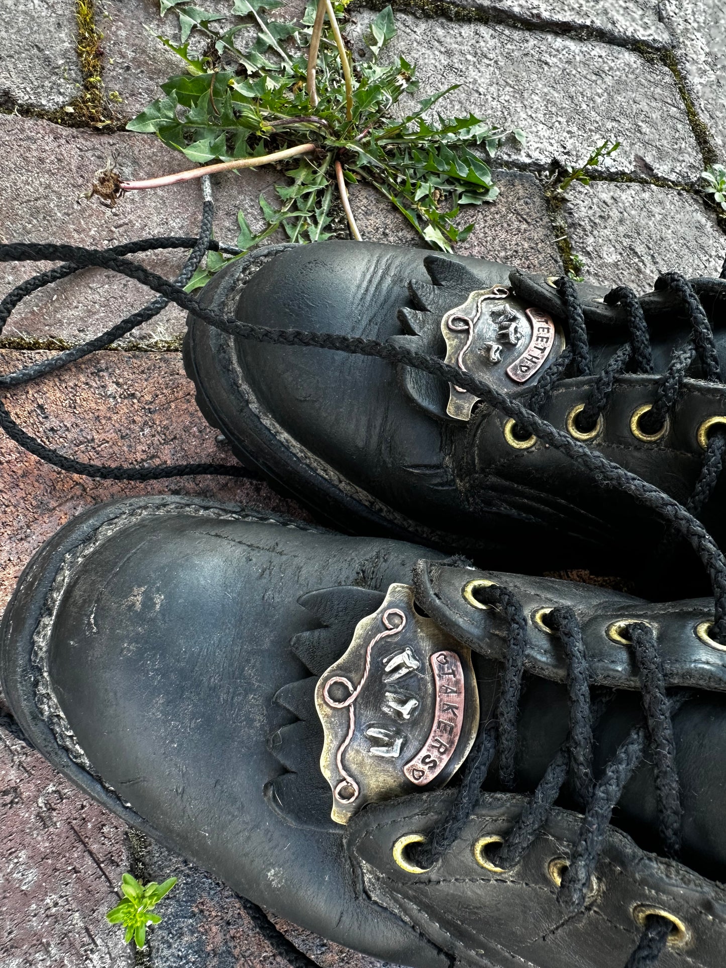 OOAK "Teeth Takers" bootlace charms