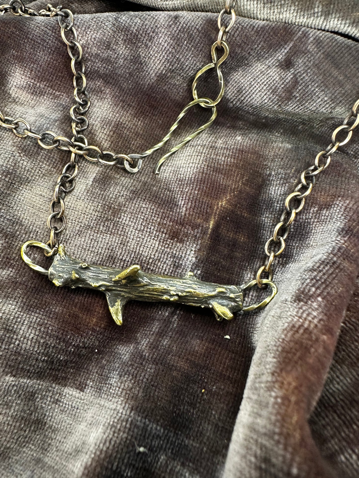 rose thorn pendant