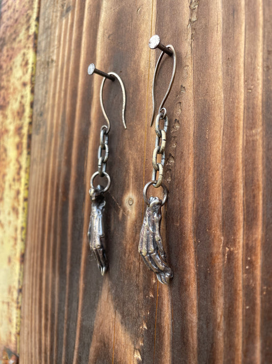 RAT claw earrings